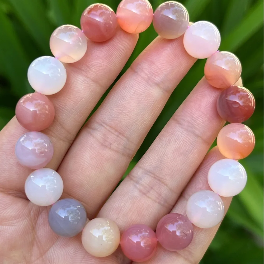 11mm stretchable yanyuan agate‎ bracelet